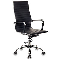 Кресло для руководителя "Бюрократ CH-883" (набор 2 шт), кожзам, хром, черный