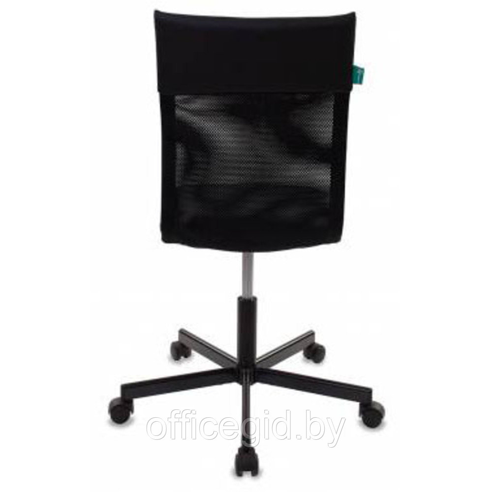 Кресло для персонала "Бюрократ CH-1399", кожзам, металл, черный - фото 4 - id-p188893788