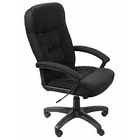 Кресло для руководителя "Бюрократ T-9908AXSN", ткань, пластик, черный