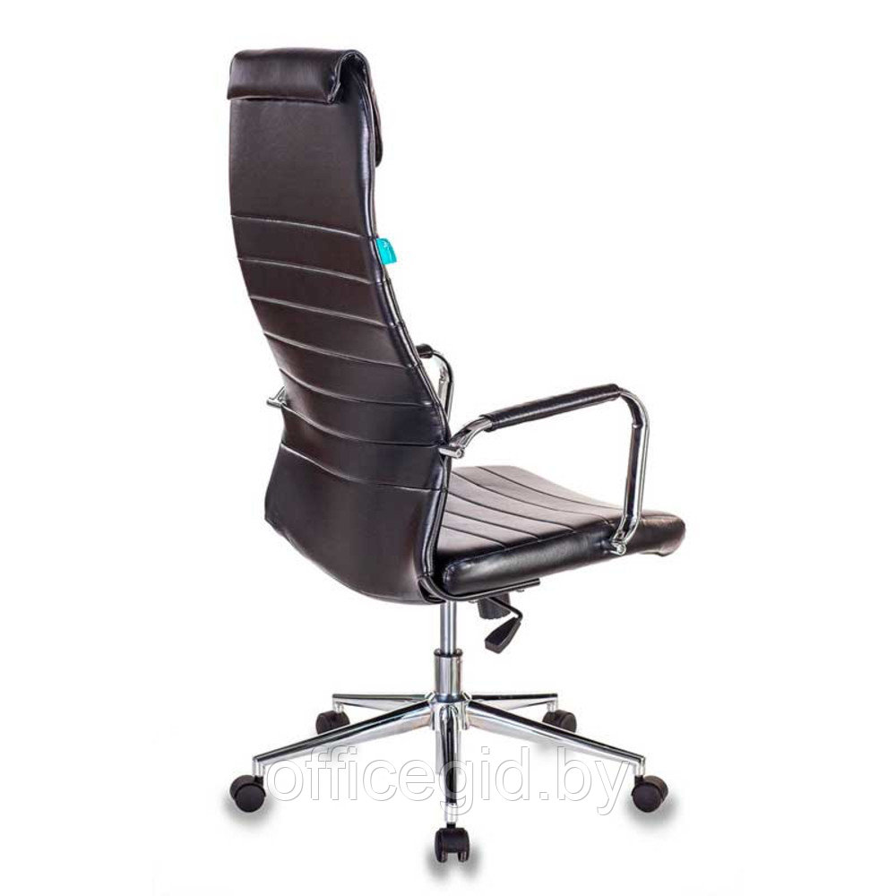 Кресло для руководителя "Бюрократ KB-9/ECO", кожзам, металл, черный - фото 5 - id-p188893796