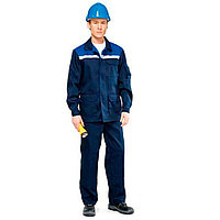 Костюм "Стандарт-1" летний, куртка и брюки, р-р 48-50, рост 170-176 см, темно-синий