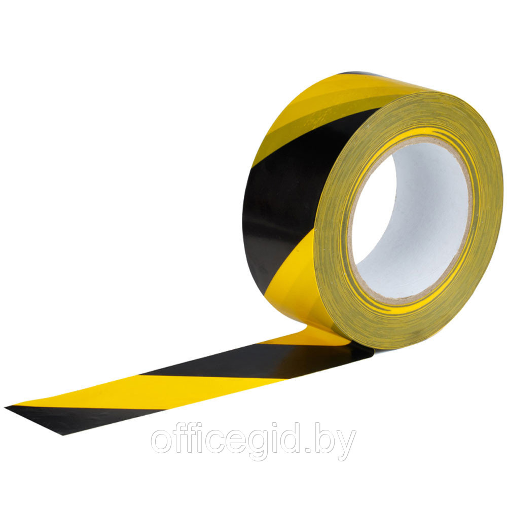 Клейк. лента разметочная 50x50 мм/м, желто-черный - фото 2 - id-p188886472
