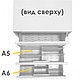 Шкаф картотечный "ТК 3" (А5/А6), 665x525x535 мм, фото 2