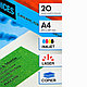 Самоклеящиеся цветные этикетки универсальные "Apli", 210x297 мм, 20 листов, 1 шт, зеленый, фото 2