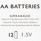 Батарейки алкалиновые Q-Connect "AA/LR6", 12 шт., фото 2