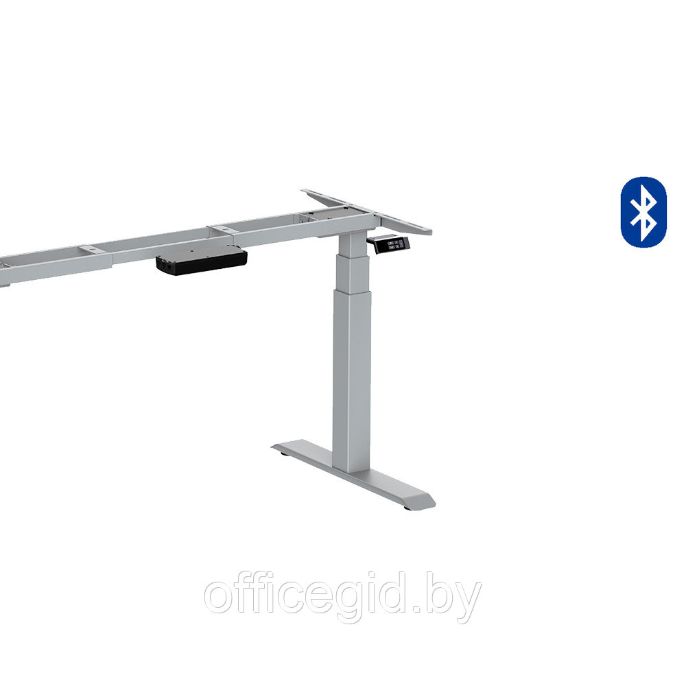 Каркас стола с электроприводом двухмоторный с Bluetooth AOKE "AK2YJYT-YDZF3-HE.AL", серый - фото 2 - id-p188892966