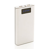 Зарядное устройство (аккумулятор) Power Bank "P324.363" с экраном, 10000, белый, серый