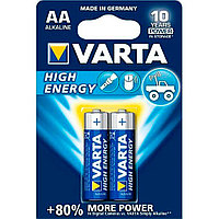 Батарейки алкалиновые Varta "High Energy AA/LR6", 2 шт