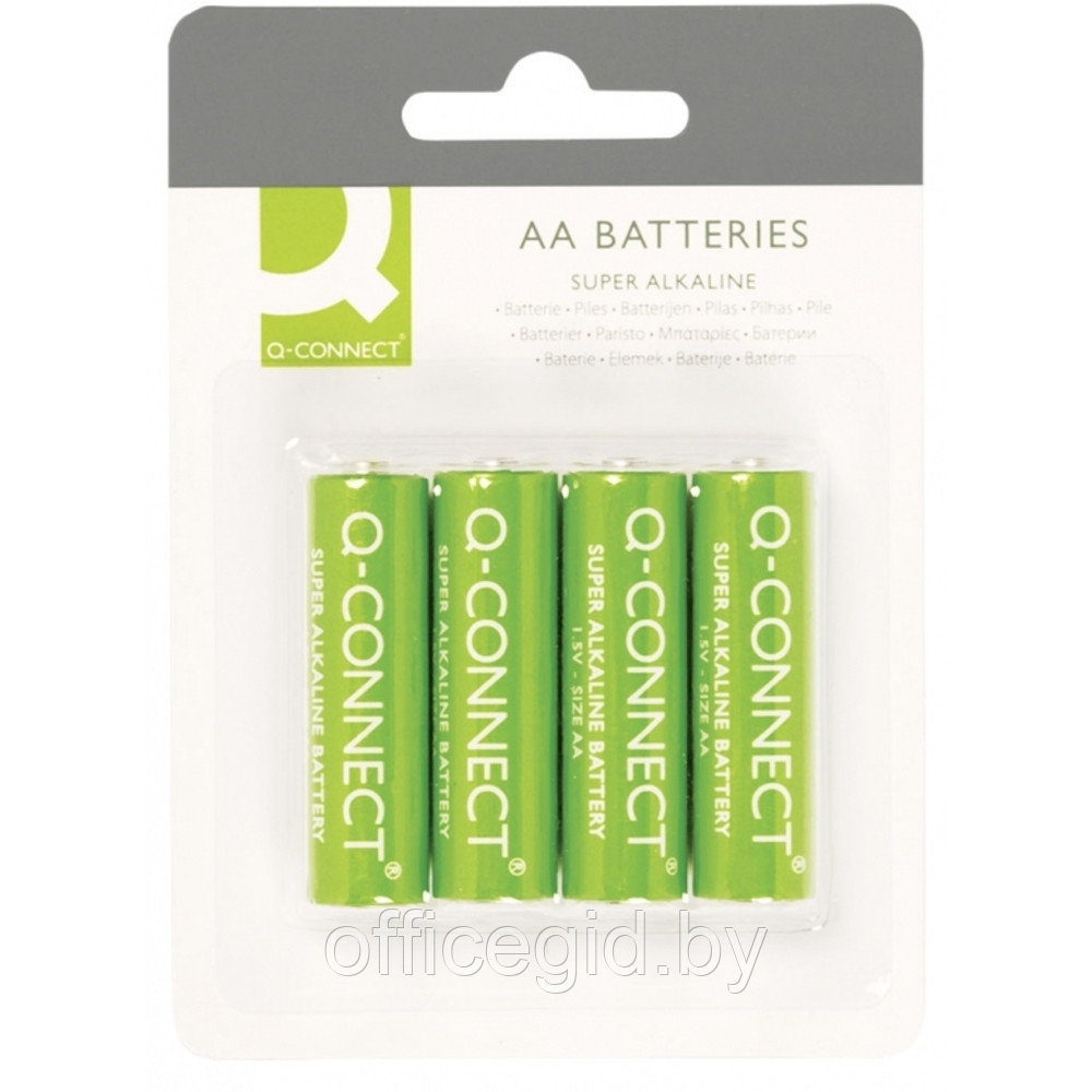 Батарейки алкалиновые Q-Connect "AA/LR6", 20 шт. - фото 1 - id-p188886544