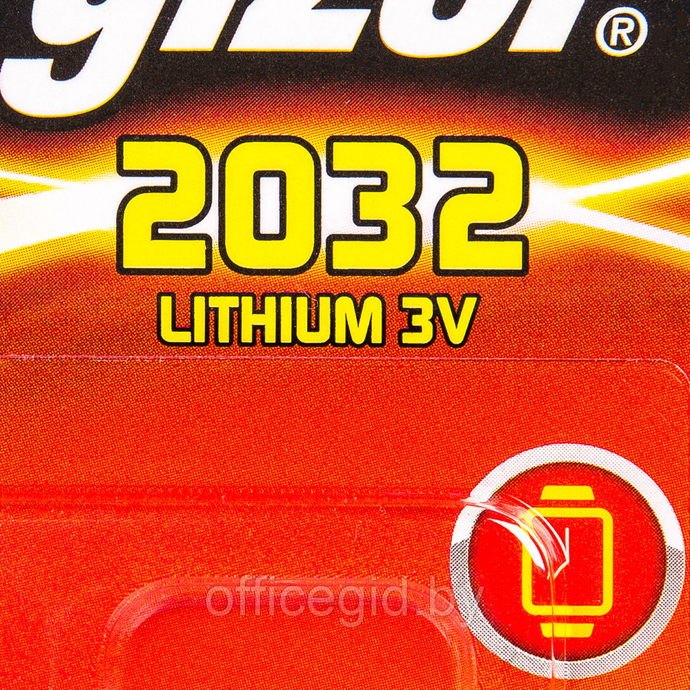 Батарейка литиевая дисковая Energizer "CR2032", 1 шт. - фото 2 - id-p188886545