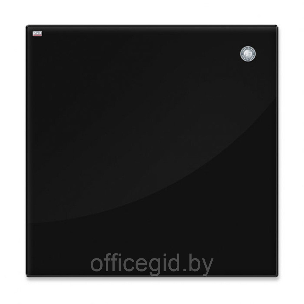 Доска стеклянная магнитно-маркерная "2×3", 90x120, черный - фото 1 - id-p188892132