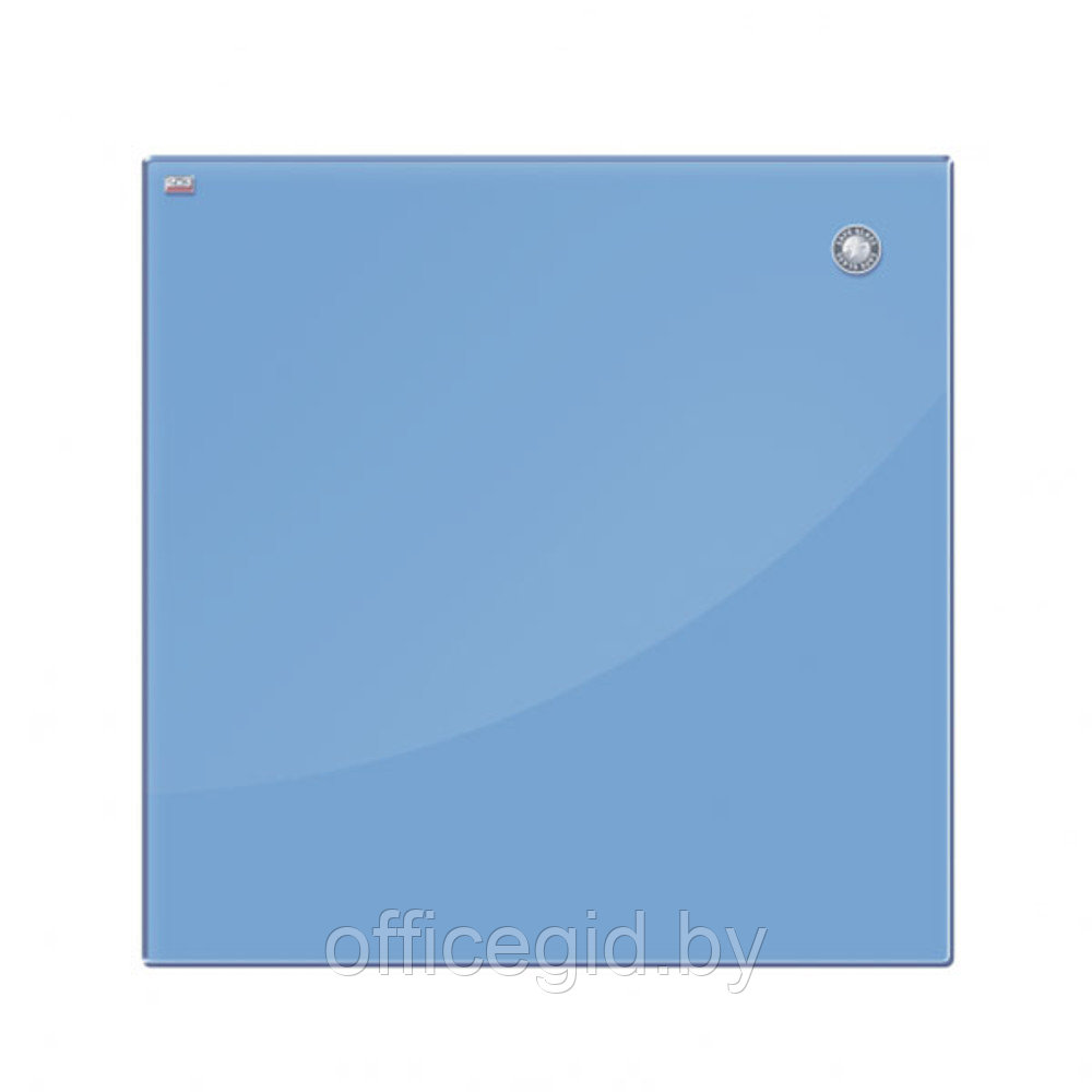 Доска стеклянная магнитно-маркерная "2×3", 90x120 см, голубой - фото 1 - id-p188892135