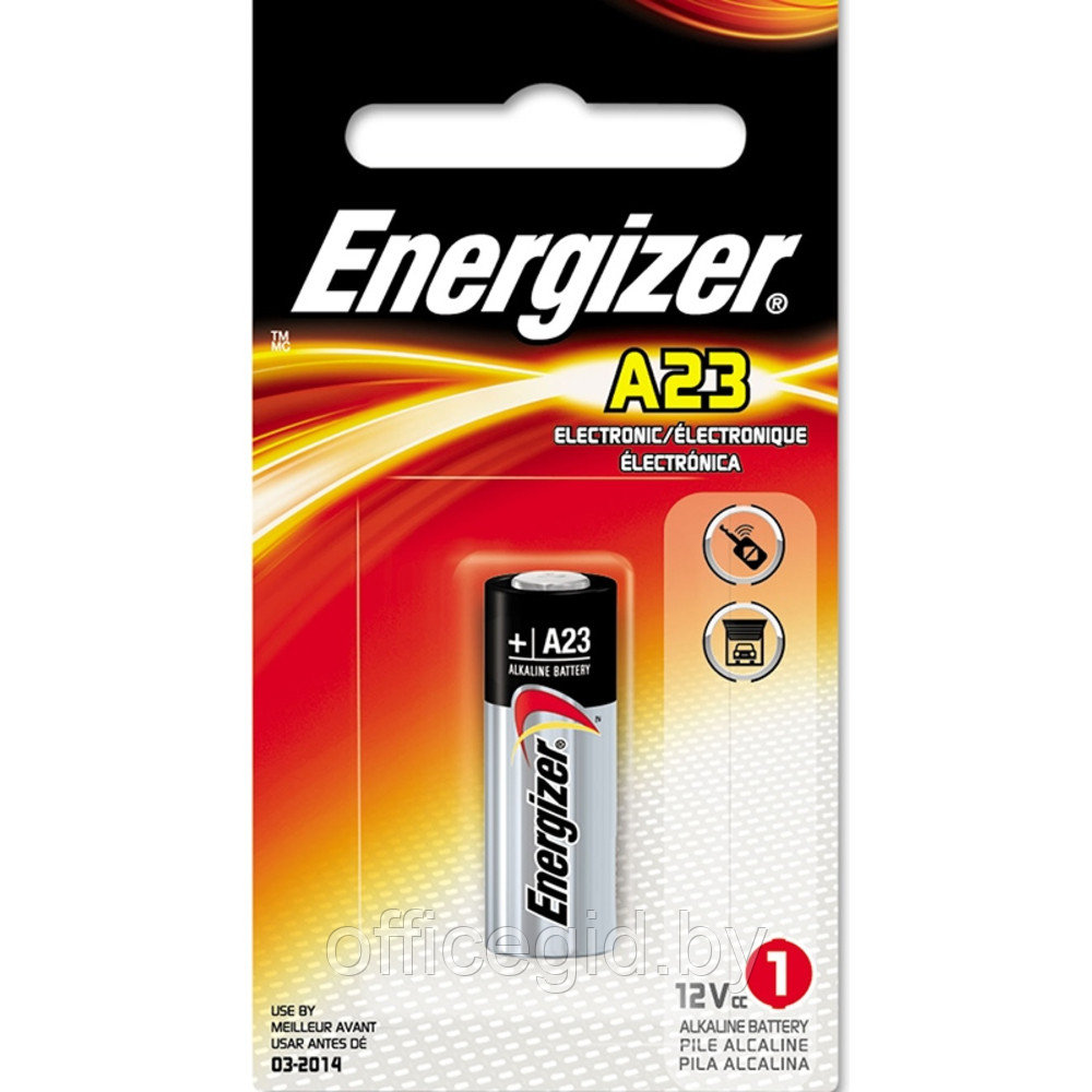 Батарейка алкалиновая Energizer "A23", 1 шт.