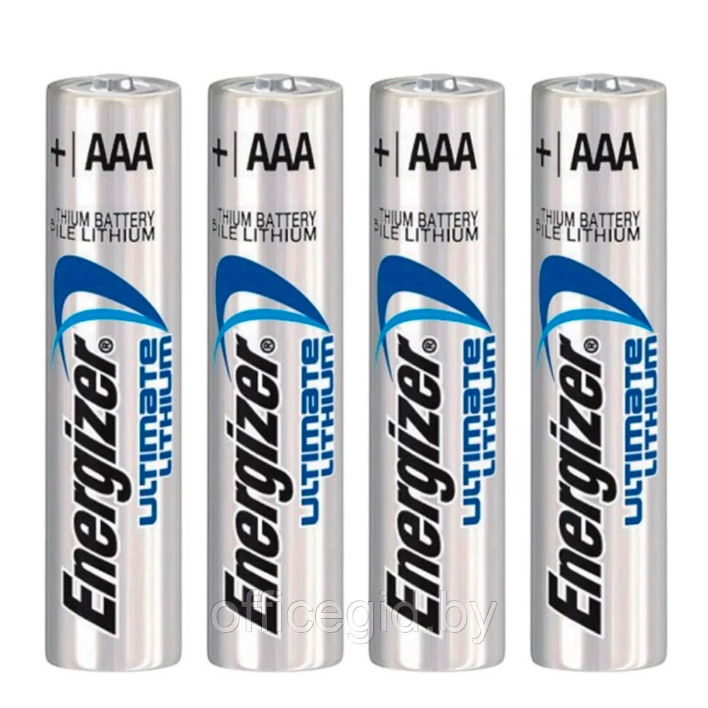 Батарейки литиевые Energizer "Ultimate Lithium AAA/LR3", 4 шт. - фото 2 - id-p188886548