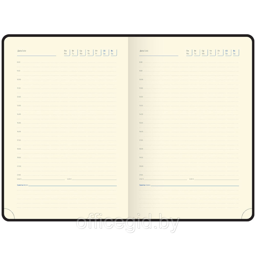 Ежедневник недатированный "xGold", А5, 320 страниц, зеленый - фото 7 - id-p188890272