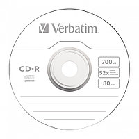 Диск Verbatim "Extra Protection", CD-R, 0.7 гб, пэт-упаковка, 10 шт