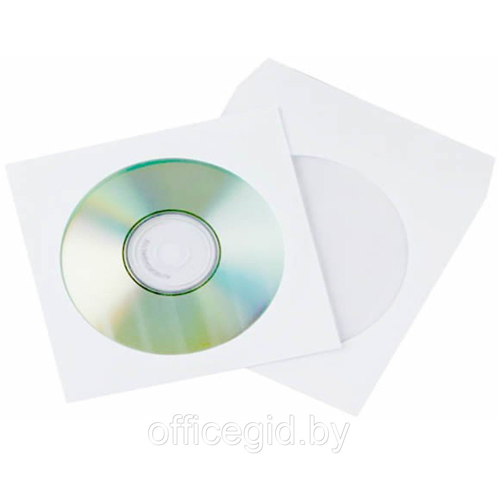 Конверты самоклеящиеся "Куверт" с отрывной лентой, CD, 1000 шт, белый - фото 1 - id-p188891238