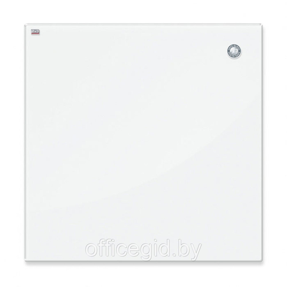 Доска стеклянная магнитно-маркерная "2×3", 45x45 см, белый - фото 1 - id-p188892175