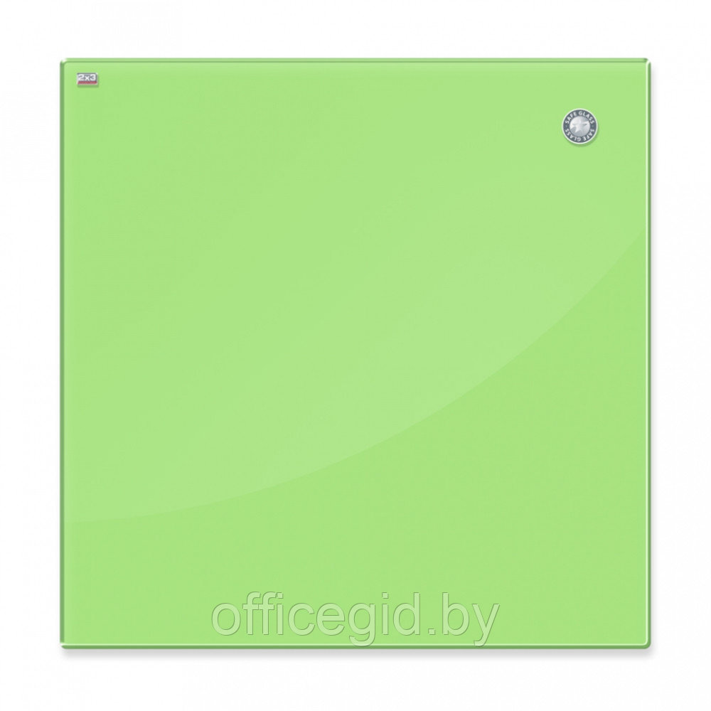 Доска стеклянная магнитно-маркерная "2×3", 45x45 см, белый - фото 2 - id-p188892175