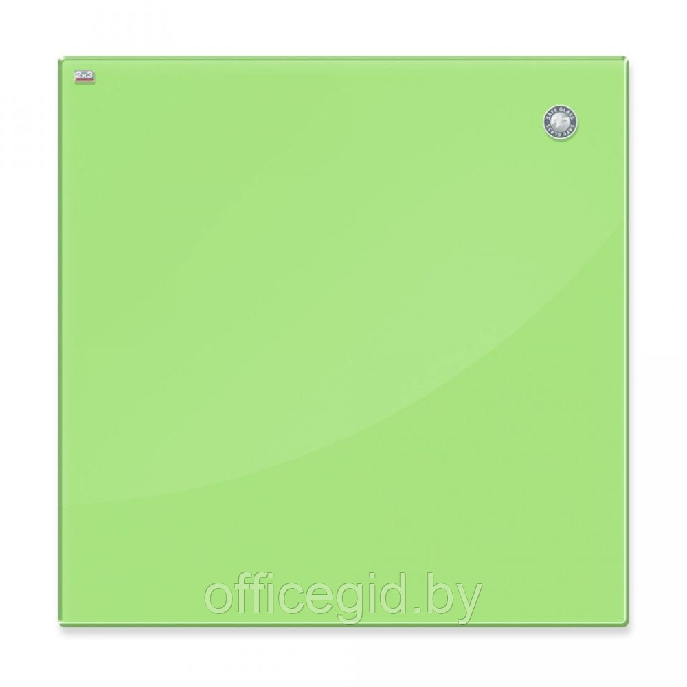 Доска стеклянная магнитно-маркерная "2×3", 60x80 см, белый - фото 2 - id-p188892176