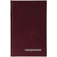Ежедневник недатированный "Бумвинил", А5, 322 страницы, бордовый