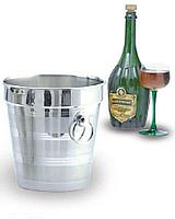 MGsteel Ведро для шампанского нерж. d=200/130 мм. h=200 мм. 3800 мл. с кольцами MGSteel /1/6/24/
