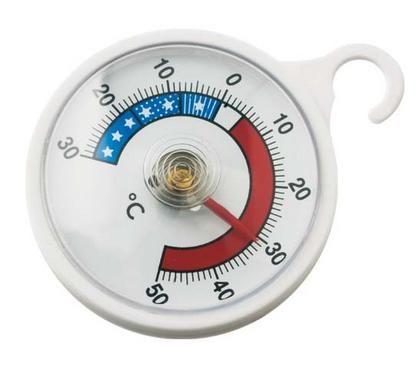 Tellier (Франция) Термометр для холодильника круглый (-30 ° C +50 ° C) цена деления 1 ° C Tellier /1/10/ - фото 1 - id-p188896072