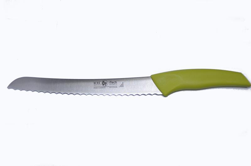 Icel (Португалия) Нож для хлеба 200/320 мм. салатовый I-TECH Icel /1/12/ - фото 1 - id-p188900228