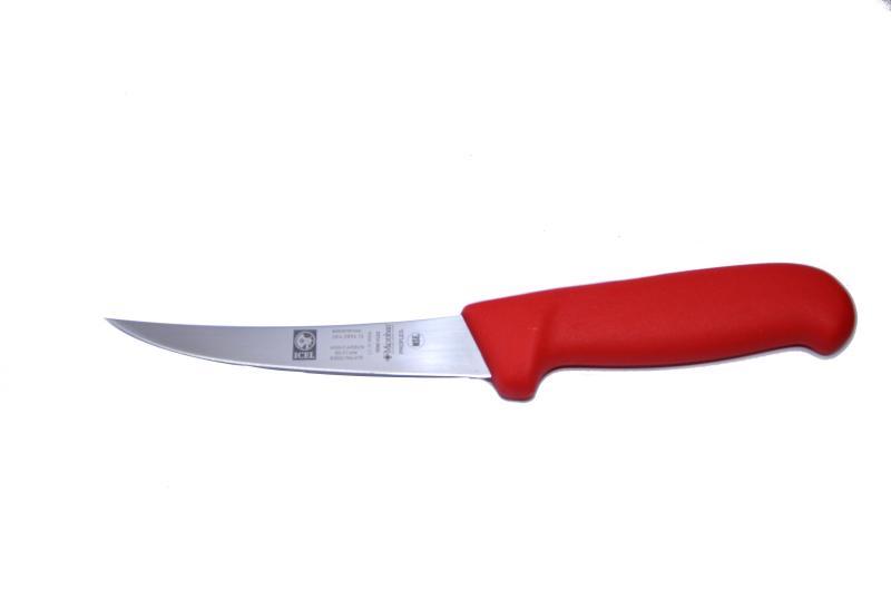 Icel (Португалия) Нож обвалочный 130/260 мм. изогнутый (полугибкое лезвие) красный SAFE Icel /1/6/