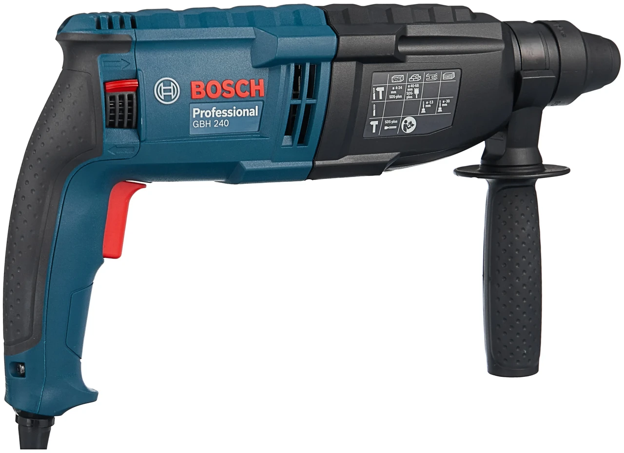 Перфоратор Bosch GBH 240 Professional (790 Вт, 2.7 Дж, кейс) 0611272100 - фото 3 - id-p188907494
