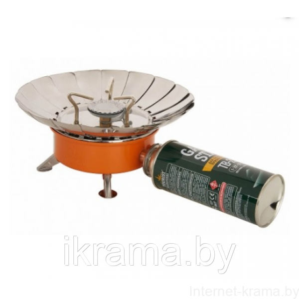 Портативная газовая плита-трансформер Tulpan-S TM-400 с ветрозащитой малая - фото 3 - id-p104079540