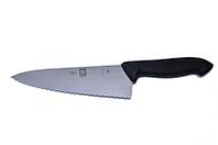 Icel (Португалия) Нож поварской 200/340 мм. Шеф черный, с волн.кромкой HoReCa Icel /1/6/