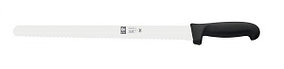 Icel (Португалия) Нож для нарезки 360/495 мм. черный с волн. кромкой PRACTICA Icel  /1/6/