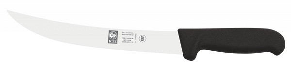 Icel (Португалия) Нож обвалочный 250/400 мм. изогнутый черный Poly Icel /1/