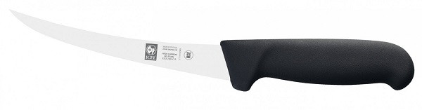 Icel (Португалия) Нож обвалочный 150/290 мм. изогнутый (гибкое лезвие) черный  Poly Icel  /1/
