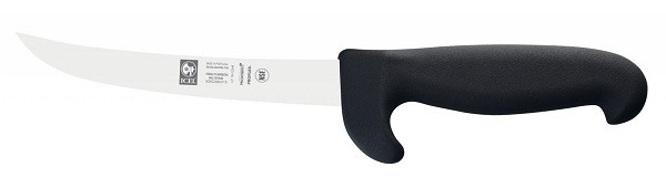 Icel (Португалия) Нож обвалочный 150/300 мм. изогнутый (с широким лезвием) черный PROTEC Icel /1/ - фото 1 - id-p188906923