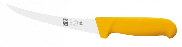 Icel (Португалия) Нож обвалочный 150/290 мм. изогнутый (полугибкое лезвие) желтый Poly Icel /1/ - фото 1 - id-p188906995