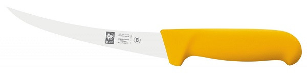 Icel (Португалия) Нож обвалочный 150/285 мм. изогнутый (гибкое лезвие) желтый Poly Icel /1/ - фото 1 - id-p188906996