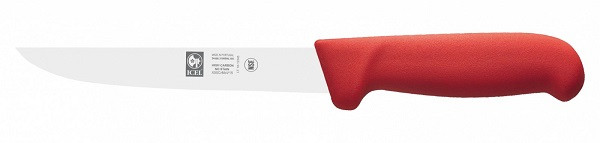 Icel (Португалия) Нож обвалочный 150/285 мм. (с широким лезвием) красный Poly Icel /1/ - фото 1 - id-p188907017