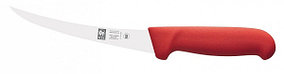 Icel (Португалия) Нож обвалочный 150/290 мм. изогнутый (узкое жесткое лезвие) красный Poly Icel /1/