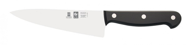 Icel (Португалия) Нож поварской 130/240 мм. Шеф черный TECHNIC Icel /1/6/