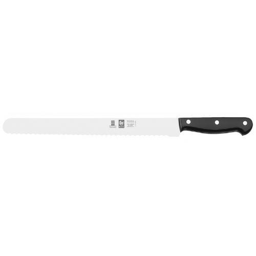 Icel (Португалия) Нож для нарезки 300/420 мм. черный с волн. кромкой TECHNIC Icel /6/