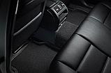 Коврики Renault Arkana с 2019- салона 3D EVA "СОТЫ" черный и серый цвета, фото 5