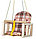К-001-15 Качели ГНОМ "Симпатия" деревянные, подвесные, мягкое сиденье, качели с крепежом, фото 3