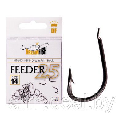 Крючки DreamFish Feeder BN #14 25 шт/уп