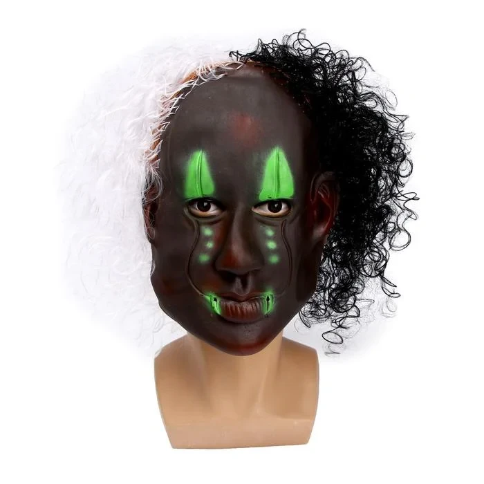 Карнавальная маска на Хэллоуин «Шрам» с волосами - фото 3 - id-p188912781