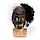 Карнавальная маска на Хэллоуин «Шрам» с волосами, фото 2