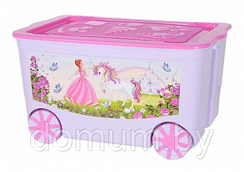 Ящик для игрушек "KidsBox" на колёсах elf-449 - фото 1 - id-p188912939