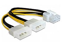 Аксессуар Разветвитель питания Gembird Cablexpert 2х Molex - PCI-Express 8pin CC-PSU-81