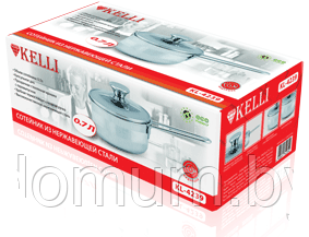 Сотейник из нержавеющей стали KL-4239 0,7л.